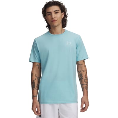 T-shirt Korte Mouw Under Armour T-shirt met logo op de linkerborst
