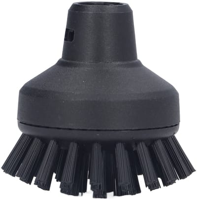 Dailygoods- Borstel Ronde Vervanging - Stoomreiniger Accessoires - Nylon - Voor Karcher SC1/SC2/SC3/SC4/SC5/SC7 - Efficiënte Reiniging - Lichtgewicht 53g - Stoomreinigerborstel