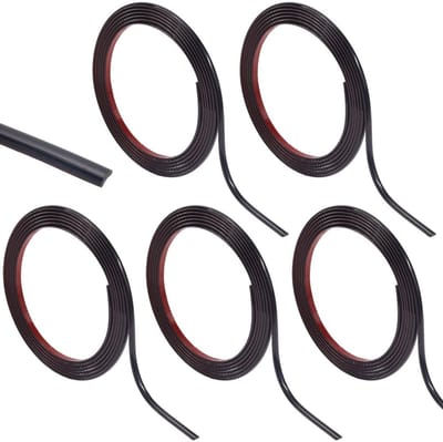 SPHProducts - Flexibele Plinten - Zelfklevende Achterkant - Zwart - Muurtrim - Ideaal voor Thuisgebruik - 49,2Ft - Geschikt voor Diverse Ruimtes