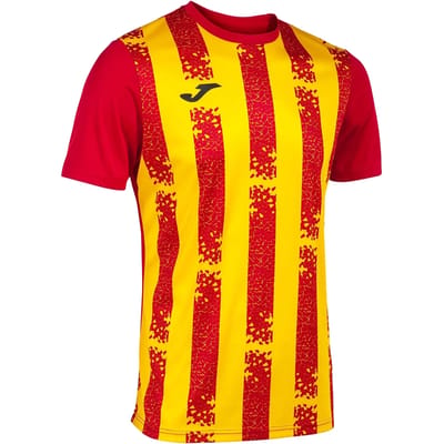 Joma Inter Iii T-shirt Met Korte Mouwen Geel,Rood 5-6 Years Jongen