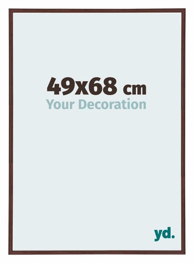Your Decoration - Puzzellijst 49x68 cm - Bruin - Puzzellijst 500-1000 stukjes - Kunststof Fotolijst - Annecy