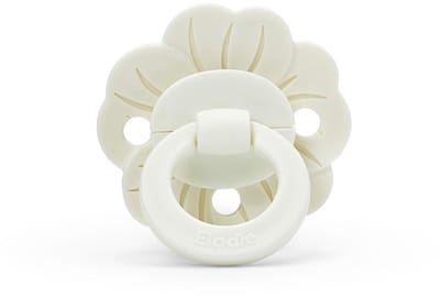 Elodie Binky Bloom 3m+ Latex - Fopspeen - Fopspenen- Latex - Rubber fopspeen - Vanilla White