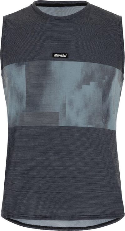 Santini Forza Indoor Collection Mouwloos T-shirt Grijs L Man