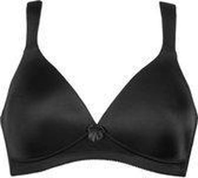 Naturana - Soft bh met brede bandjes - 5266 - Zwart - 90B