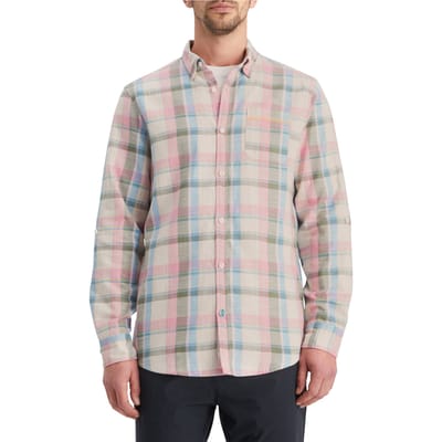 Scotch & Soda Yarn Dye Check Roll Up Shirt Green Check Größe: S | Casual hemden Outlet | Herren | Grün