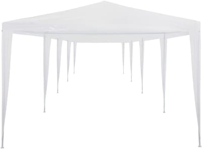 Tuinpaviljoen - Partytent Feesttent - Buitenfeesten Organiseren - Waterdicht uv-bestendig dak - 3 x 12 meter - Wit