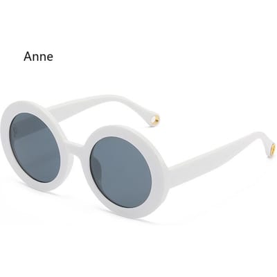 Ontwerp Ronde Dames Zonnebril Mannen Oversized Mode Snoepkleur Buiten Populair Kleurverloop Kleur Bril UV400