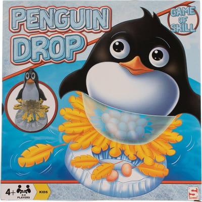 Penguin Drop Spel – Familiespel voor 2-4 Spelers – Actiespel met Pinguïn