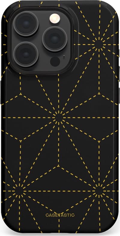 Casetastic Hoesje Geschikt voor Apple iPhone 15 Pro Magsafe - Stijlvolle Beschermende Duo-layer Case - Vouwlijn