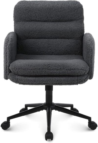 Thuys - Ergonomische Bureaustoel - Bureaustoelen voor Volwassenen en Kinderen - Gaming Stoel - Chair - Donkergrijs