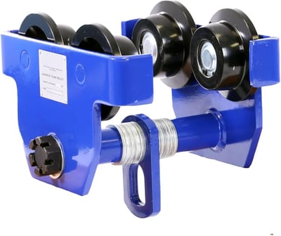 Kraan Trolley - Duw Trolley - Lasten Verplaatsen - 2000 kg Draagvermogen - 94-124 mm Balkbreedte