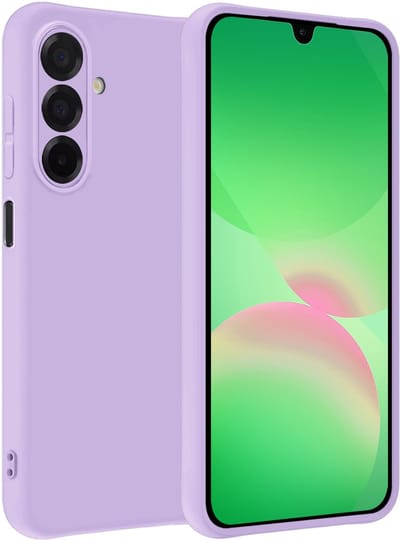 Hoesje Geschikt voor Samsung Galaxy A26 - Sterk & Shockproof - Hoes Cover - Siliconen Case - Lila