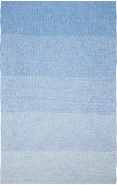 Marc O'Polo Nordic Knit Melange Plaid Denim blue - 130x170 cm
