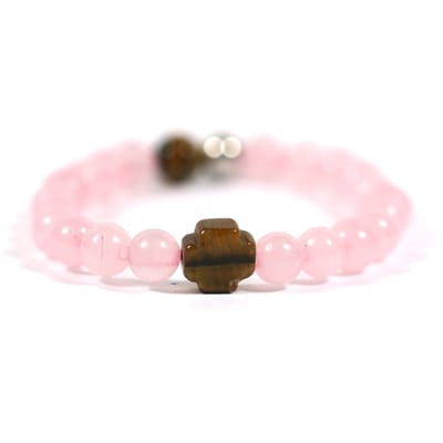 Heaven Eleven KIDS - meisjes - armband - edelsteen - 6mm - 14cm