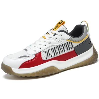 Herfst Nieuwe Gepersonaliseerde Hardloopschoenen voor Mannen Koreaanse Versie Trendy All-match Mode Outdoor Casual Schoenen Studenten Hardlopen 44 gray