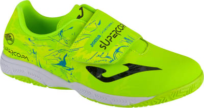 Joma Super Copa Jr 2409 IN SCJW2409INV, voor een jongen, Geel, Indoorschoenen, maat: 35