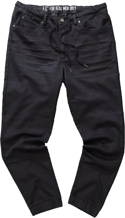 JP 1880 - Heren - Instapbroek FLEXNAMIC® elastische tailleband - Antraciet - Maat L