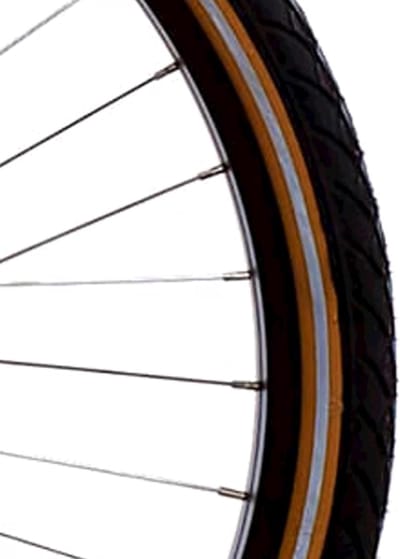 Buitenband Fiets - Veldband Band - Veilig Fietsen - Met Reflectie - 24 x 1.75 - Zwart Geel