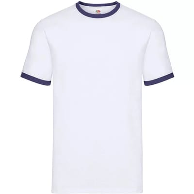 T-shirt Fruit of the Loom Ringer