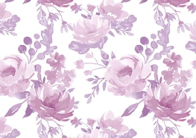 SUSY CARD Cadeaupapier Aquarel Rozen op rol