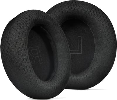 Vervangende Oorkussens voor Anker Soundcore Life Q30/Q35 - Comfortabele Mesh Ear Foam Oorkussens voor Duidelijke Geluidservaring en Verbeterde Pasvorm (Zwart)