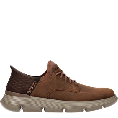 Skechers Hands Free Slip-ins Garza-Gervin Wide Instappers - Heren - Cognac - Maat:40