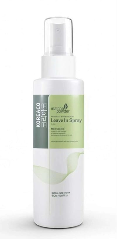 Koreaco Matcha Leave-In Hair Spray – Hydraterende - Volumegevende & herstructurerende Haarspray - 150 ml