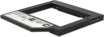 Premium 2,5'' SATA HDD/SSD naar 5,25'' Ultra Slim SATA drive (9,5mm) caddy / zwart