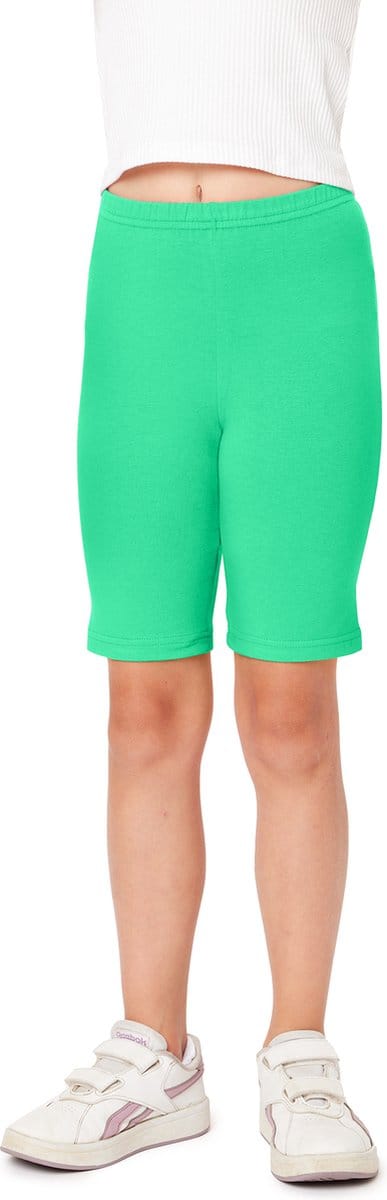 Bellivalini Meisjes Leggings - Sport - Vrijetijdsbroek - Korte - Katoen - Mint - 128 - BLV-BLV50-281-LE
