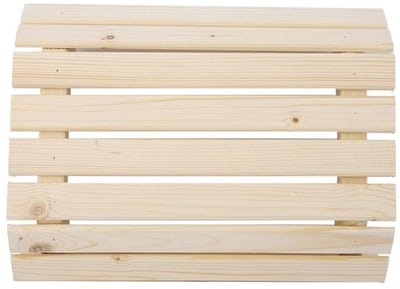 Lampenkap - Houten lampenkap - Ideaal voor sauna - 30 cm lang - Explosieveilig - Sauna-accessoires - Geschikt voor hoge temperaturen