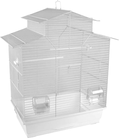 Flamingo Vogelkooi Numfor 1 Wit - Wit - 51 x 30 x 60 cm