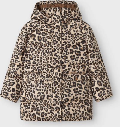 Name it winter winterjas meisjes - bruin - puffer - NkfMimosa