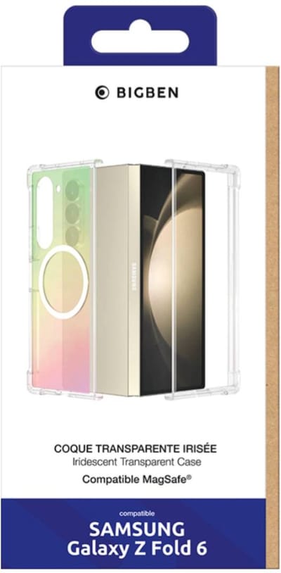 Bigben Connected, Hoesje geschikt voor Samsung Galaxy Z Fold 6 - MagSafe, Meerkleurig