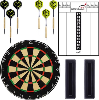 Darts Set - Michael van Gerwen - Starterset 180 - dartset - inclusief 2 sets - michael van gerwen dartpijlen - inclusief MvG whiteboard