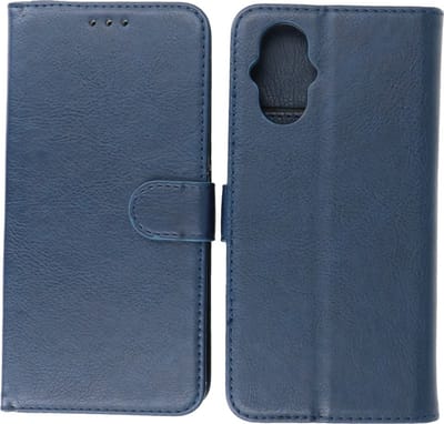 Oppo Reno 8 Lite Hoesje Book Case Portemonnee Telefoonhoesje - Navy