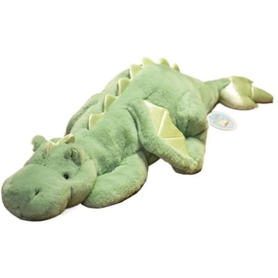 90-150cm Gigantisch Vliegende Draak Pluche Kussen Zacht Knuffeldier Speelgoed Witte Sneeuw Draak Pterosaurus Pop Cadeau voor Kinderen about 90cm beige