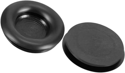 20 Stuks 16mm Zwarte Rubber Blanking Grommets - Kabelbeschermers voor Elektrische Installaties, Auto's en Boottoepassingen