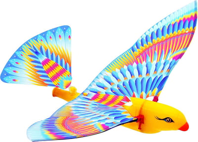 Vliegende Vogel Speelgoed - Vliegend Speelgoed - Buiten Spelen - Elastisch Winding Mechanisme - 40cm Spanwijdte
