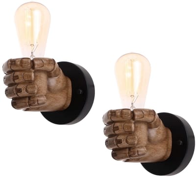 2 Stuks Wandlampen Woonkamer Industrieel Wandkandelaar voor Slaapkamer Keuken Gang Rechterhand