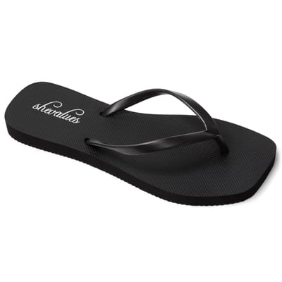 Eyriphy Slim Vierkante Teen Teenslippers Vrouw Vrouwen Teenslippers Rubberen Teenslipper voor Strand Dames Zomer Teenslippers Binnen Douche Slippers 38 gray