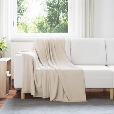 vidaXL Kleden 24 st Beige 170 x 130 cm 7.43 kg Fleece