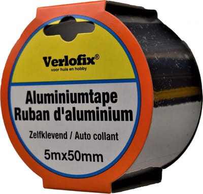 Verlofix Aluminiumtape Zelfklevend 50 Mm X 5 M Aluminium Zilver