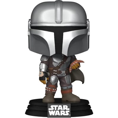 Vinyl verzamelaarsbeeldje Funko Star Wars The Book of Boba Fett POP! TV Mando w/pouch