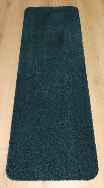 PRIMA - Soft - Badmat - Wastafelmat - loper - donker groen - 50x150cm - antislip