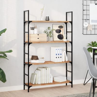 vidaXL - Wandschappen - 2 - st - zwevend - olieafwerking - 100x20x2 - cm - acaciahout