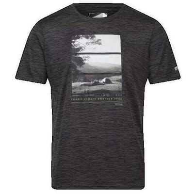 T-shirt Korte Mouw Regatta T-shirt Fingal VII gris foncé