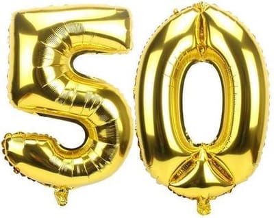 Folie ballon 50 jaar 81 cm