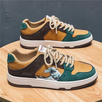 Heren Boardschoenen Herfst Platte zool Anti-geur Ademend Canvas Schoenen Trendy Knap Casual en Veelzijdig Mesh Doek Schoenen Sportschoenen 44