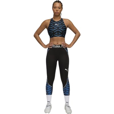 Puma Dames Individualblaze Eversculpt sportbeha (ZWART/BLAUW)