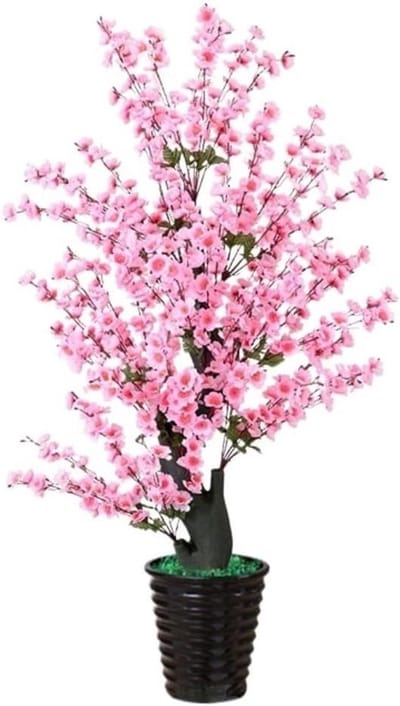 Kunstplant Perzikbloesem - Nep Boom Kunstmatige Boom - Woonkamer Decoratie - Levenslang Mooi - 170 cm - One Color